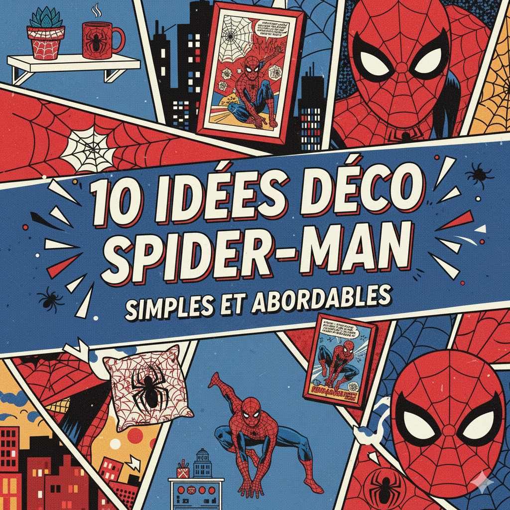 10 ideas sencillas y económicas para decorar al Spider-Man