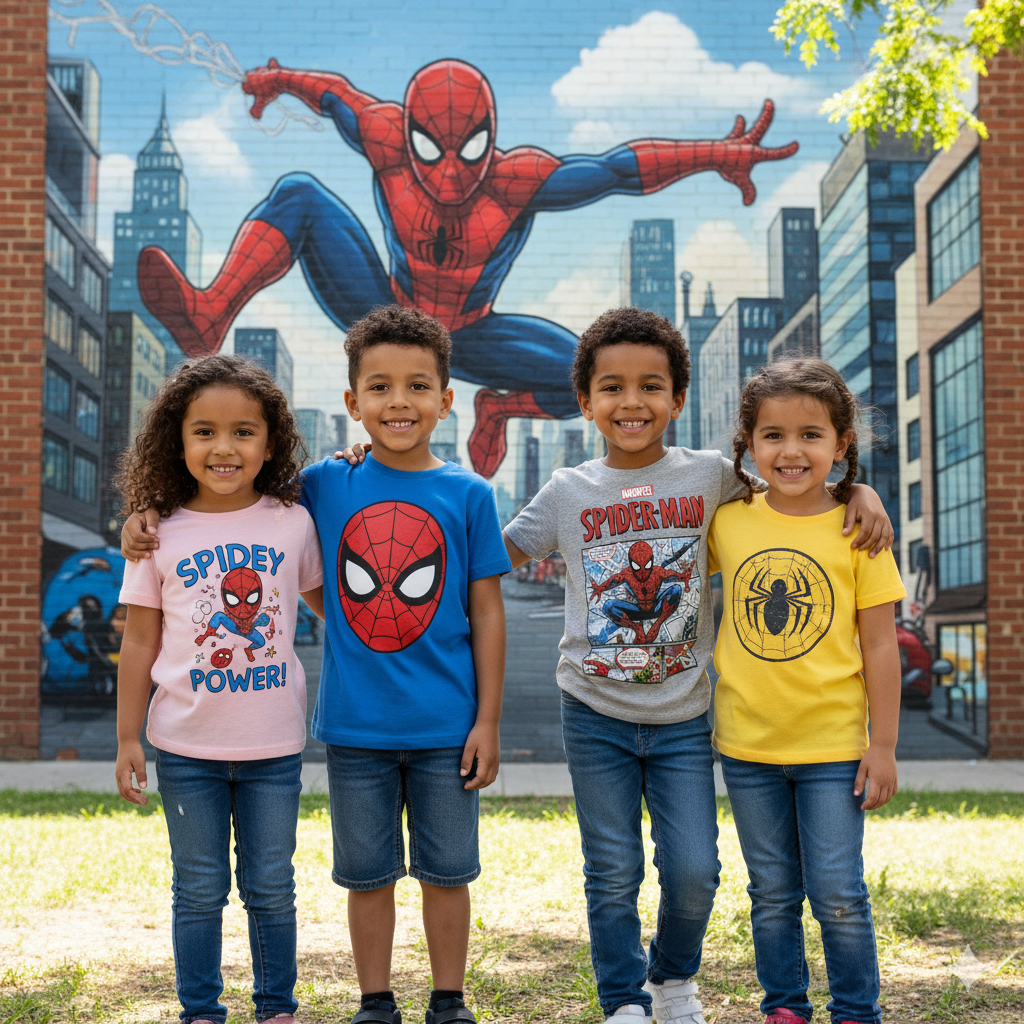 Cómo elegir la camiseta perfecta de Spider-Man según la edad de tu hijo