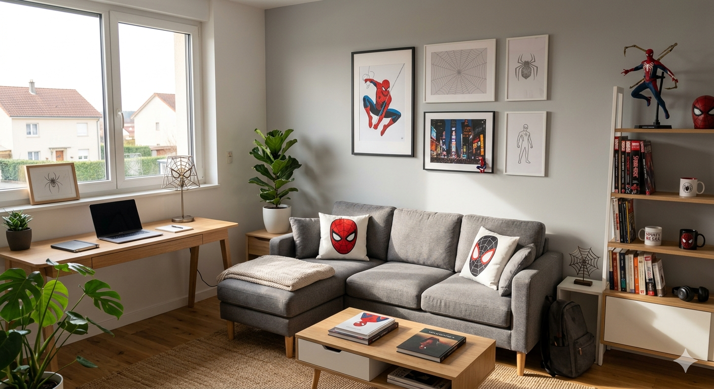 Decoración Spider-Man 2026: Cómo Transformar Cada Habitación de Tu Hogar en la Guarida del Trepamuros (Guía Completa)
