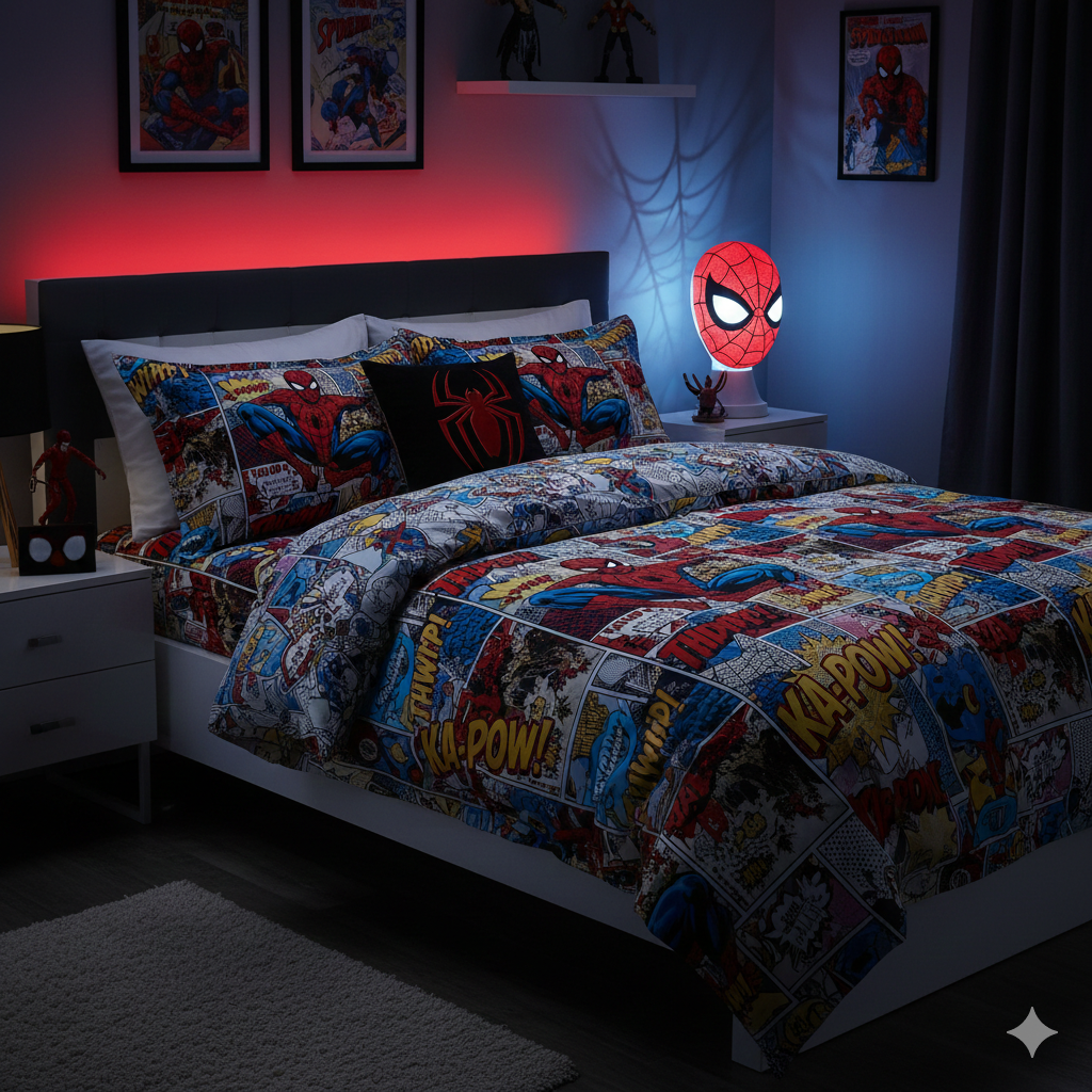 ¿Qué funda nórdica de Spider-Man deberías elegir? La guía definitiva para un dormitorio envolvente y con estilo.