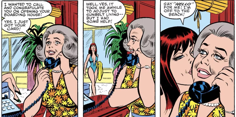 Tía Anna Watson — la tía cariñosa de Mary Jane y la discreta defensora de Peter Parker 