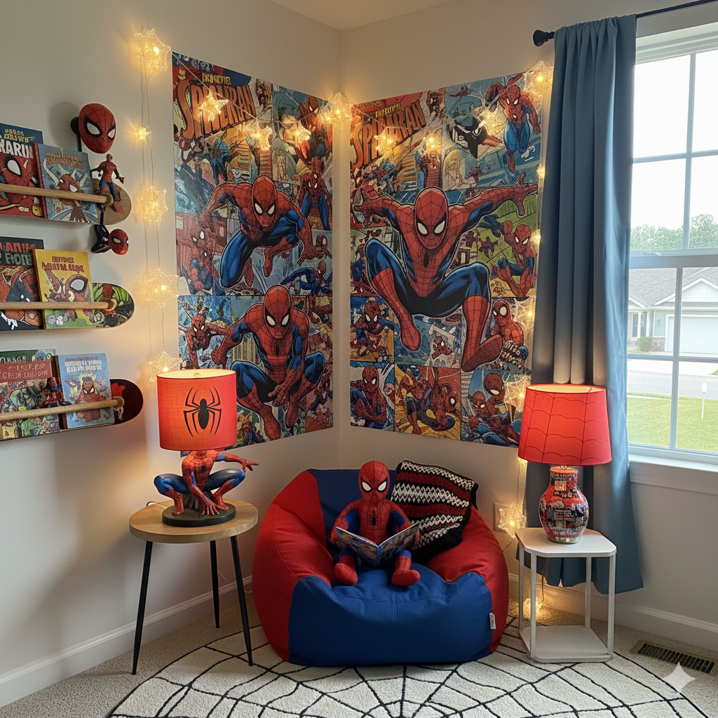 ¿Qué lámpara de Spider-Man deberías elegir según la edad y el uso previsto? 