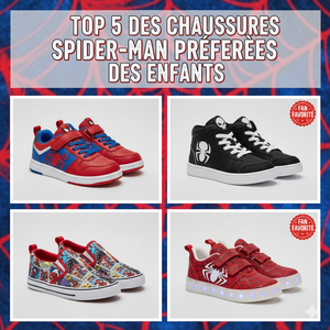 Los 5 zapatos de Spider-Man favoritos entre los niños 