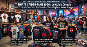 Camisetas de Spider-Man 2026: La guía completa para elegir la camiseta perfecta según tu estilo y presupuesto