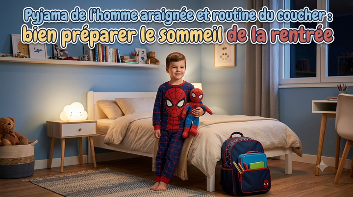 Pijama de Spiderman y rutina para dormir: prepara bien el sueño de la vuelta al cole