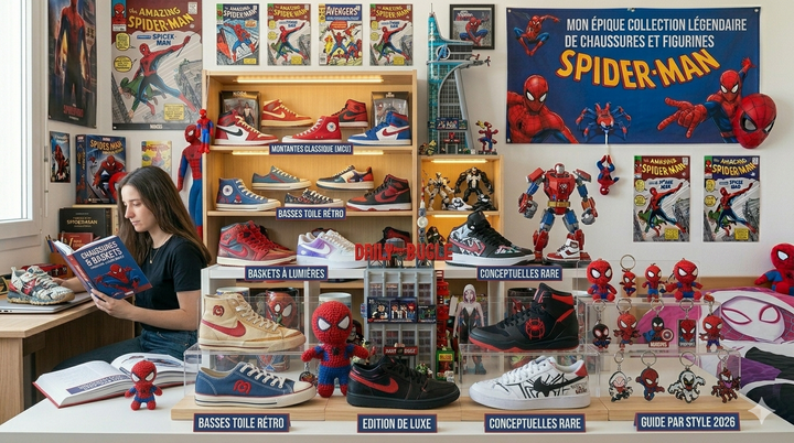 Zapatillas y Zapatos de Spider-Man: Guía por Estilo 2026 — Altas, Bajas, Telaraña, Luminosas