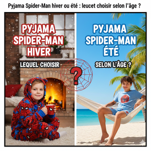 Pijama de Spider-Man para invierno o verano: ¿cuál elegir según la edad? 
