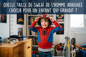 ¿Qué talla de sudadera de Spider-Man elegir para un niño en crecimiento?