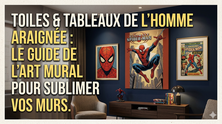Lienzos y cuadros de Spider-Man: la guía de arte mural para embellecer tus paredes