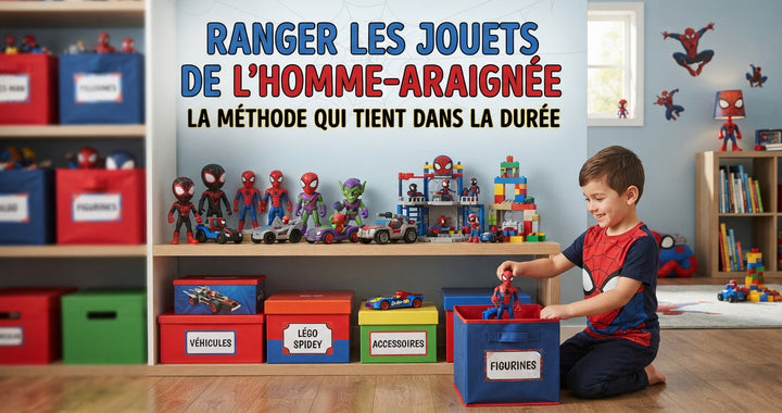 Guardar los juguetes de Spider-Man: el método que perdura en el tiempo