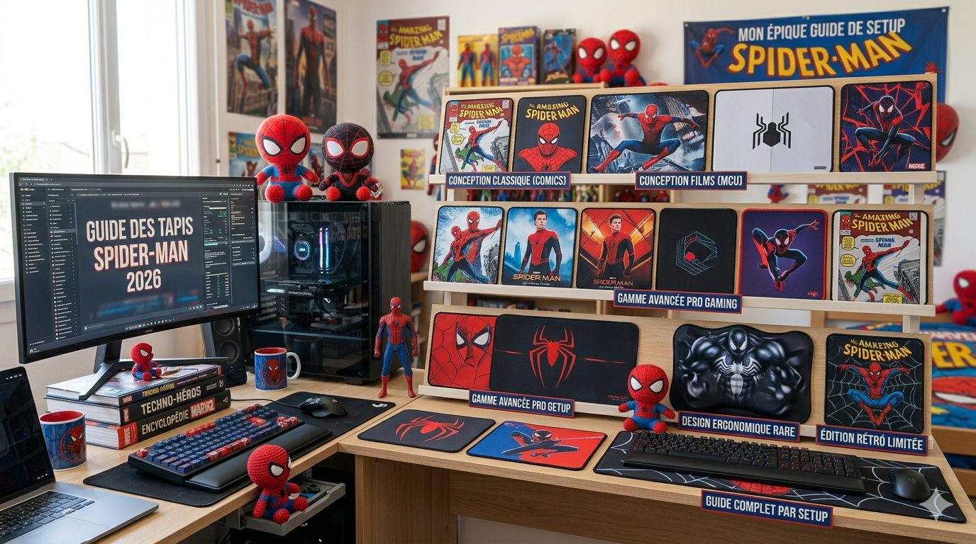 Alfombrilla de Ratón Spider-Man 2026: La Guía Completa por Diseño y Configuración
