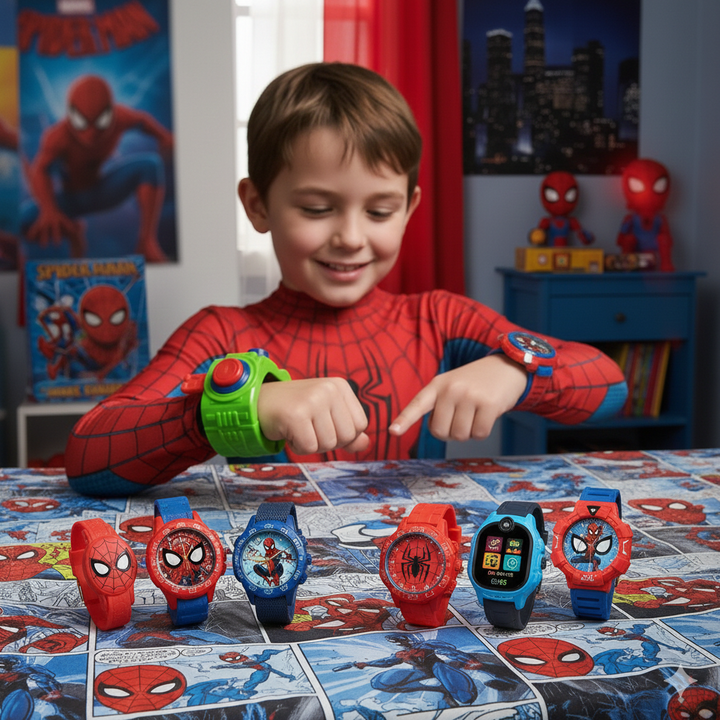 ¿Qué reloj de Spider-Man deberías elegir para un niño? La guía completa según edad, uso y estilo. 