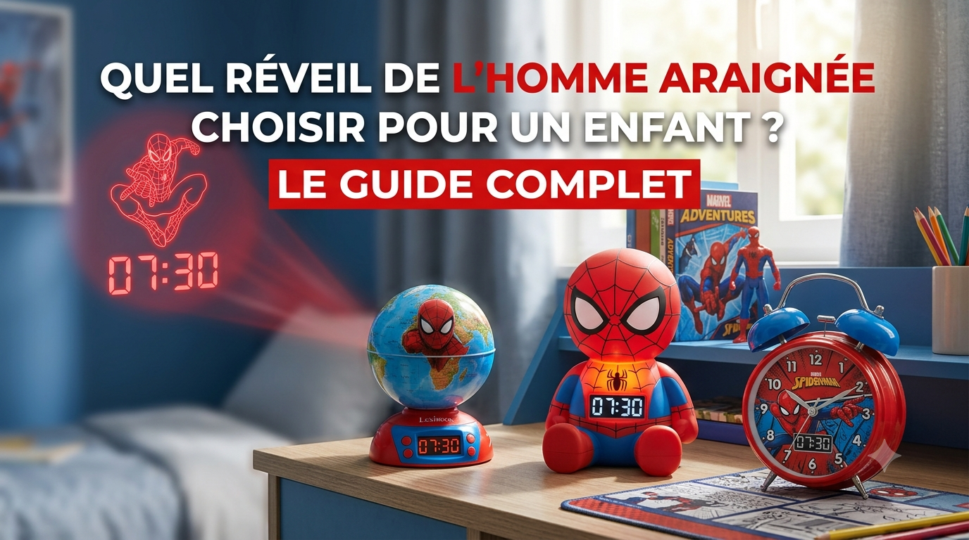 Quel réveil Spider-Man choisir pour un enfant ? Le guide complet