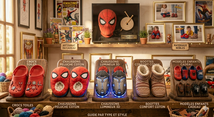 Pantuflas de Spider-Man: ¿Crocs, 3D, con luz o de algodón? Guía por tipo y estilo