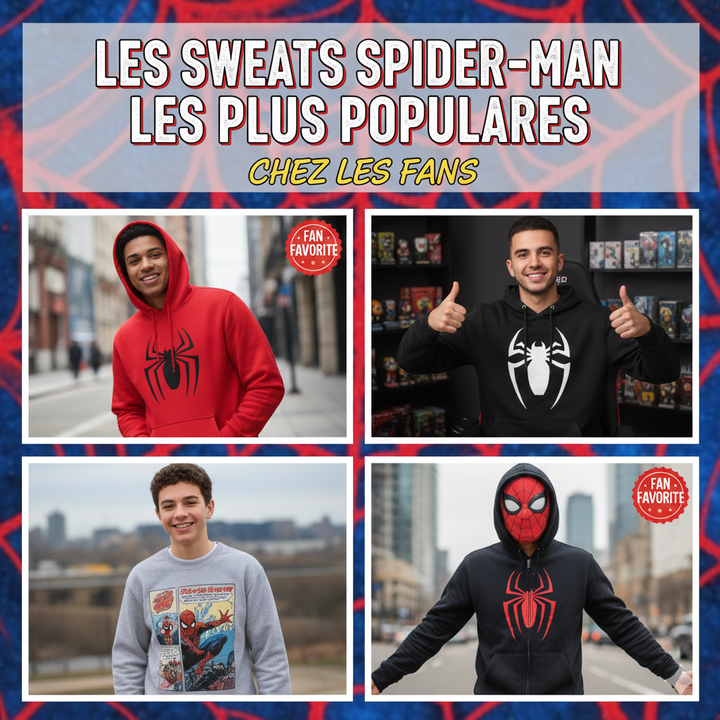 Las sudaderas de Spider-Man más populares entre los fans: estilo, comodidad e identidad 