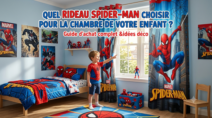 ¿Qué cortina de Spider-Man elegir para la habitación de tu hijo?