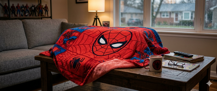 Manta de Spider-Man: ¿cómo elegir el modelo perfecto para una habitación infantil?