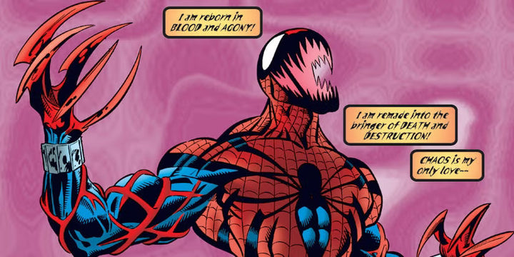 Spider-Carnage: cuando Spider-Man se fusiona con el simbionte más peligroso