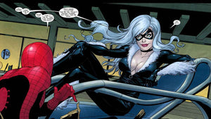 La historia de Black Cat y Spider-Man: amor, tensión y dobles identidades