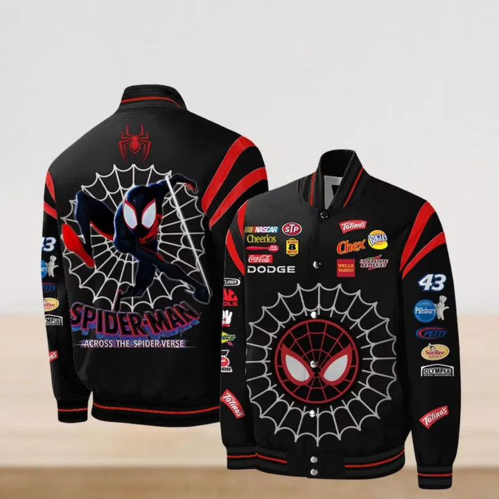 Veste de Baseball Spider-Man Miles Morales