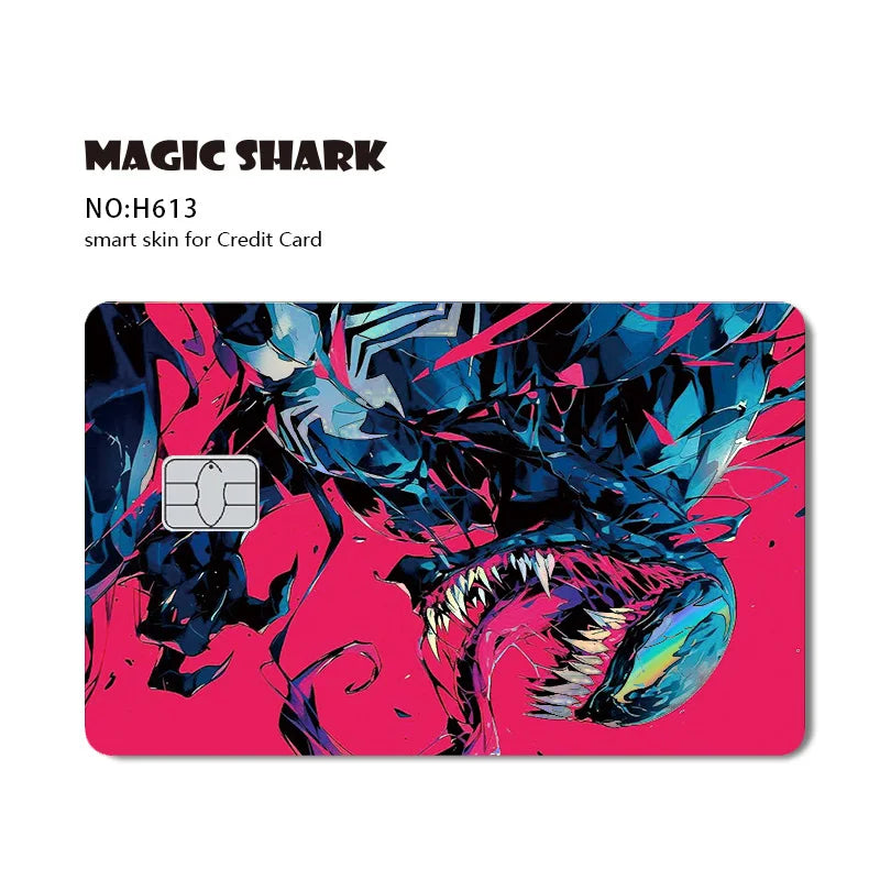 Autocollant de Carte Bancaire Spider-Man et Symbiote