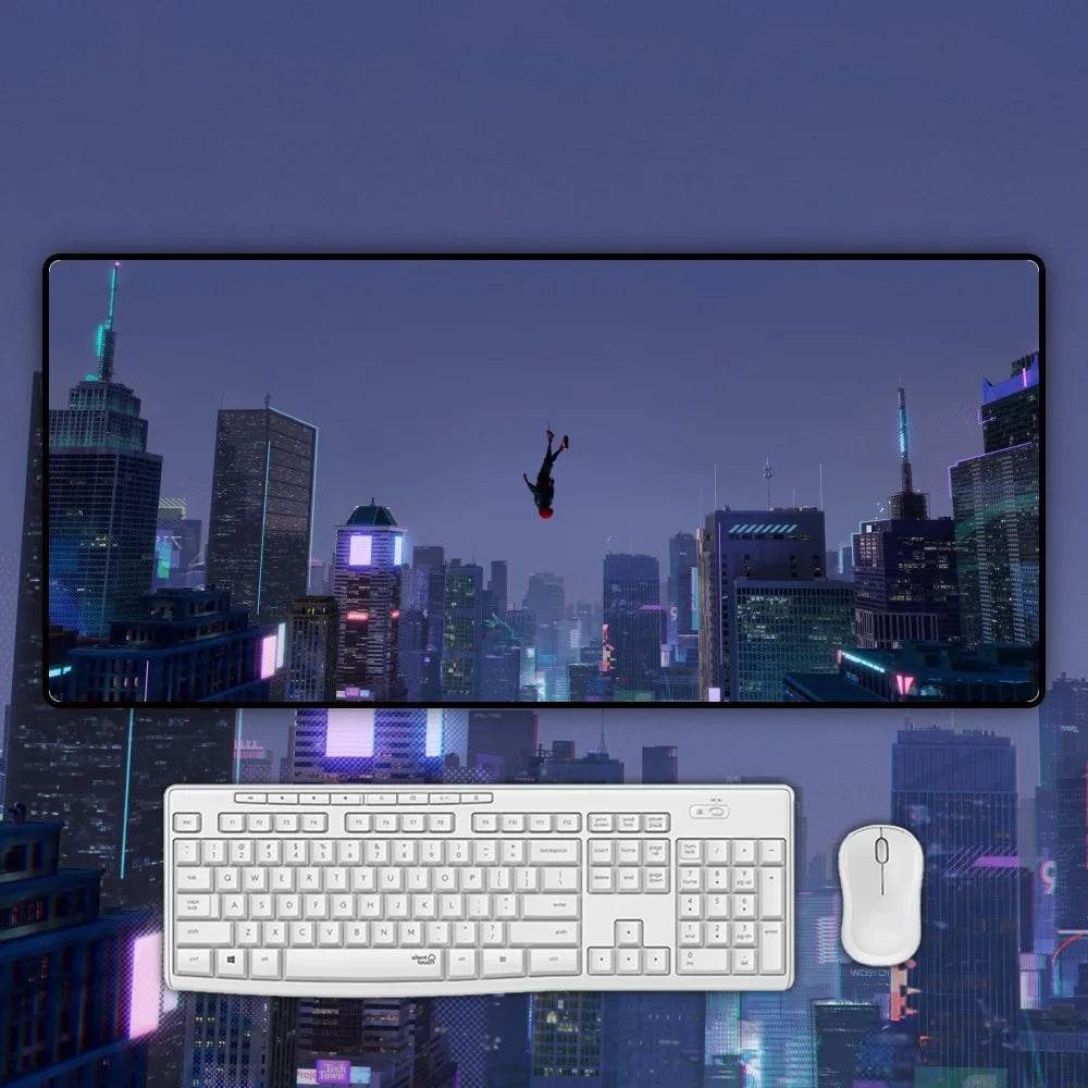 Tapis de Souris Spider-Man Miles Morales en l'air