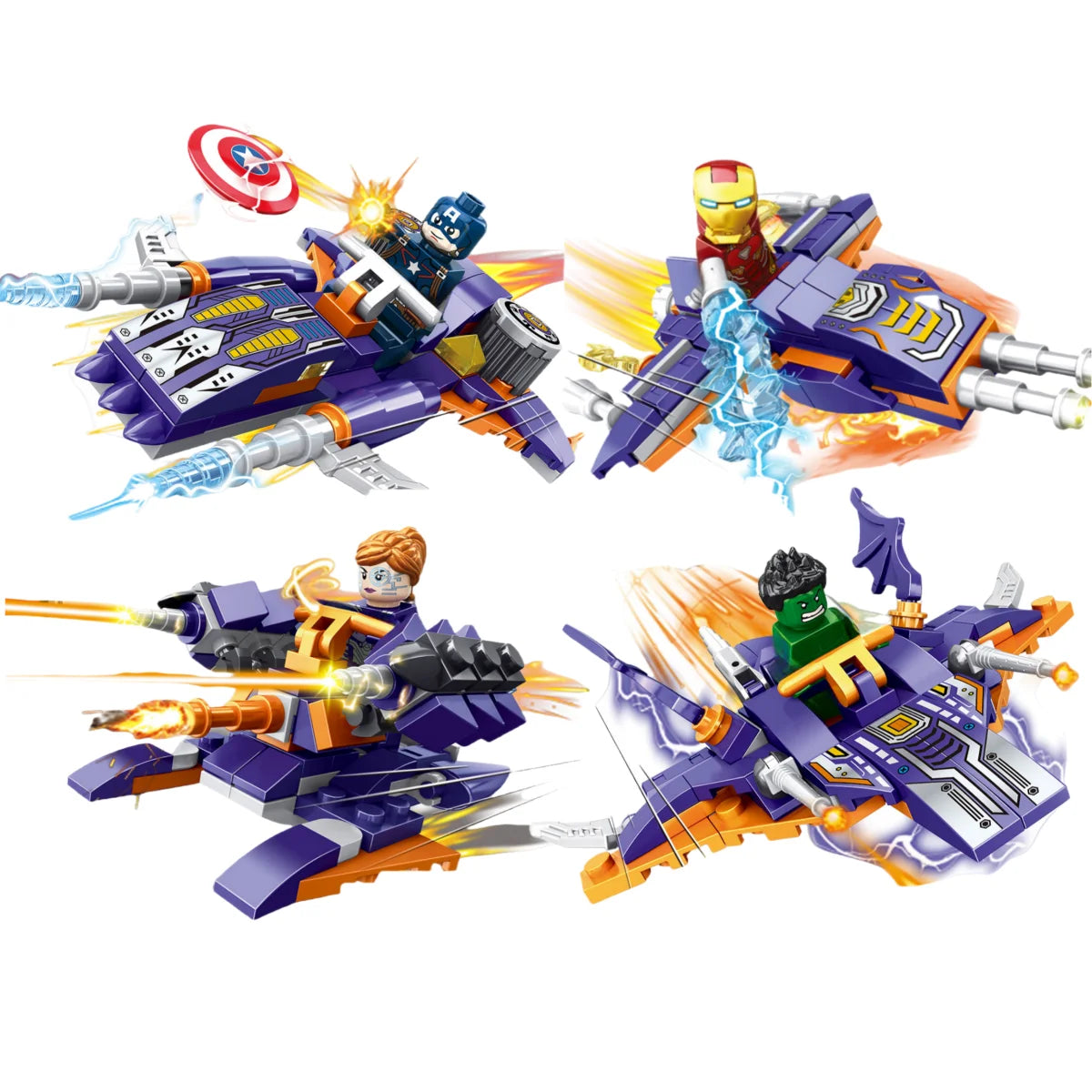 Jouet Bloc de Construction Spider-Man Voiture-Quad