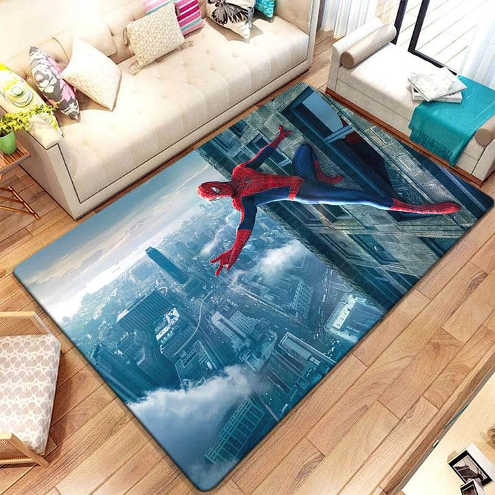 Tapis Spider-Man sur un Building