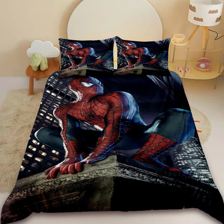 Housse de Couette Spider-Man dans la Nuit