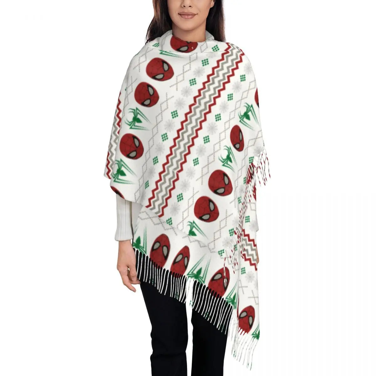 Châle Spider-Man et Hello Kitty