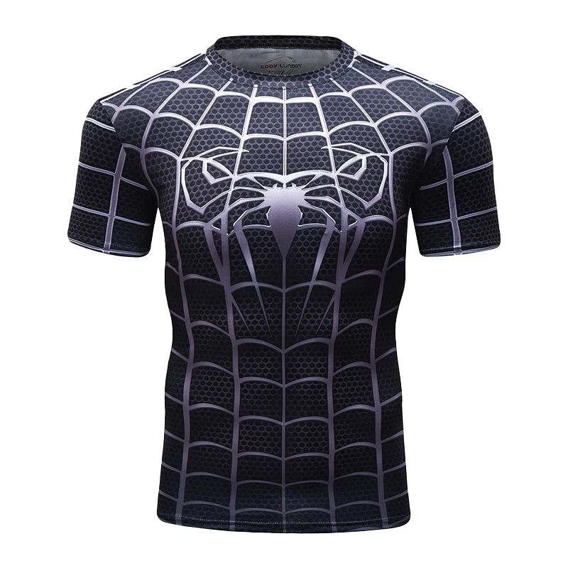 T-Shirt de Compression Spider-Man Noir - Tobey Maguire