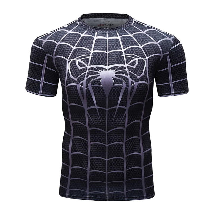 T-Shirt de Compression Spider-Man Noir - Tobey Maguire