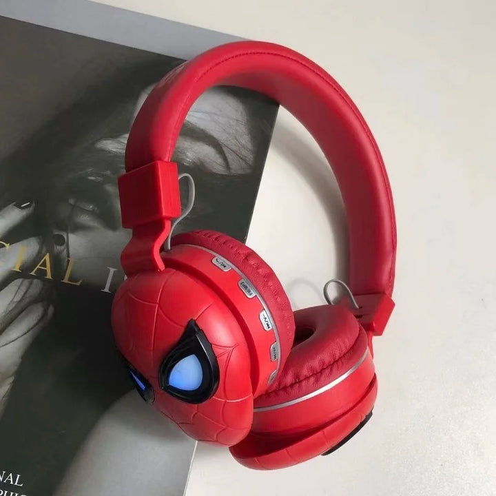 Casque Audio Bluetooth Spider-Man à LED