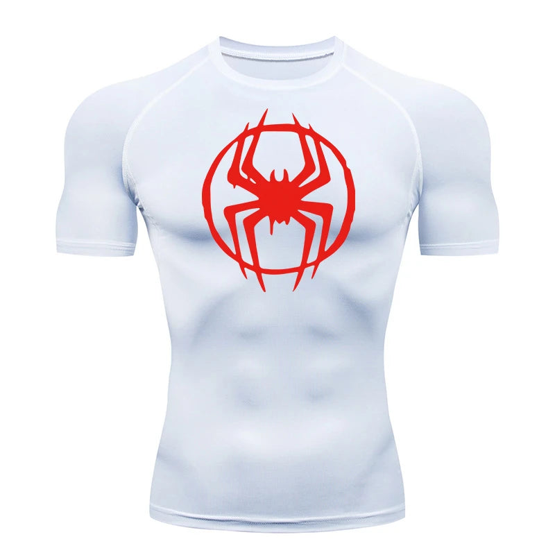 T-Shirt de Compression Manche Courte Spider-Man Miles Morales