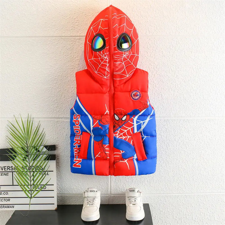 Veste Doudoune Spider-Man sans Manches pour Enfant