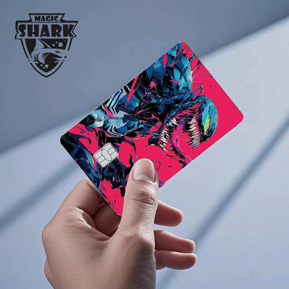 Autocollant de Carte Bancaire Spider-Man et Symbiote