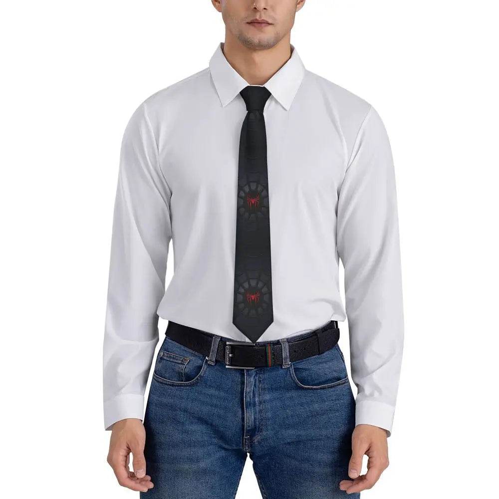 Cravate Spider-Man Logo Araignée