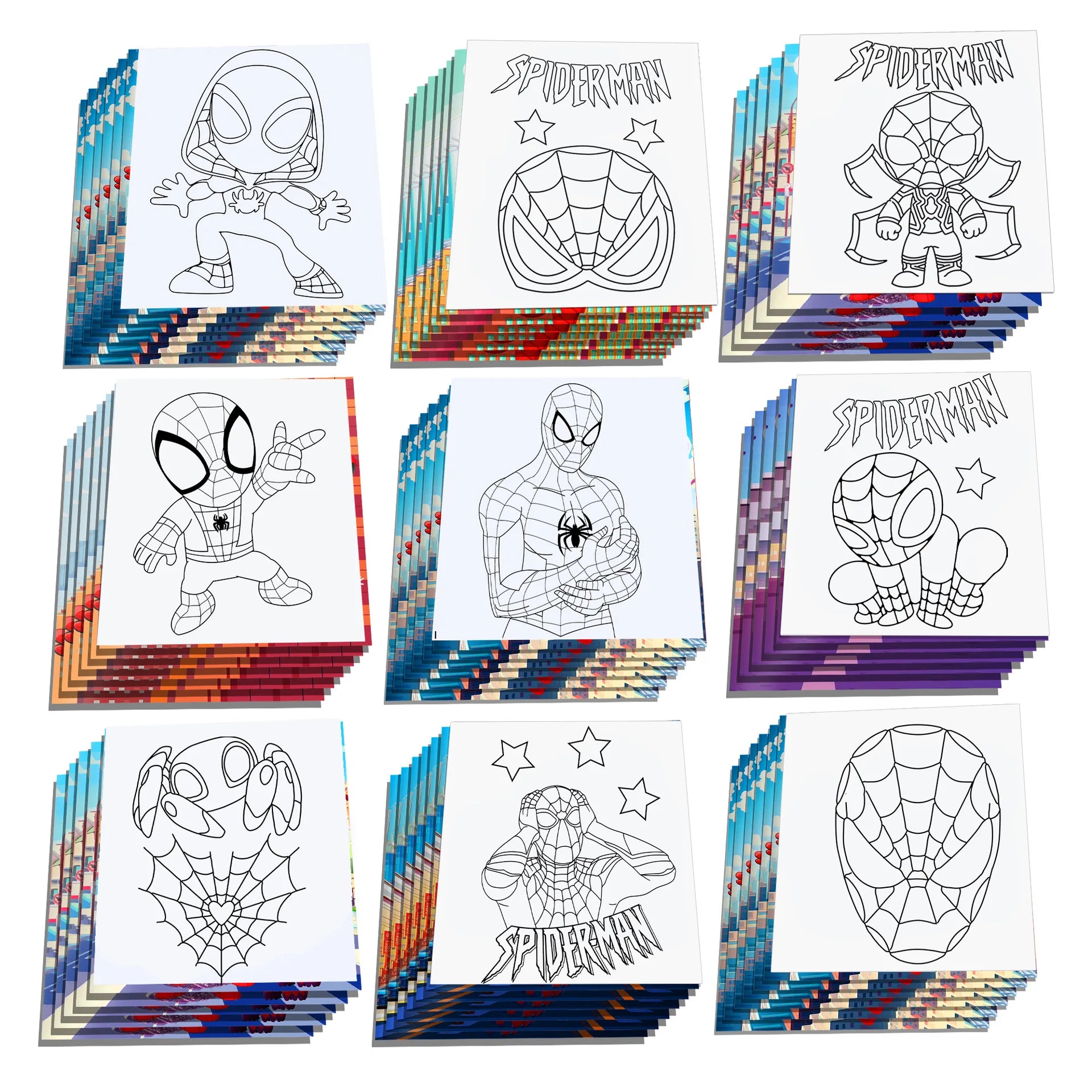 Livre de Dessin et Coloriage Spider-Man