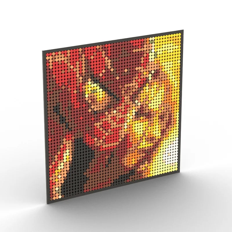 Pixel Art Spider-Man et Mary Jane