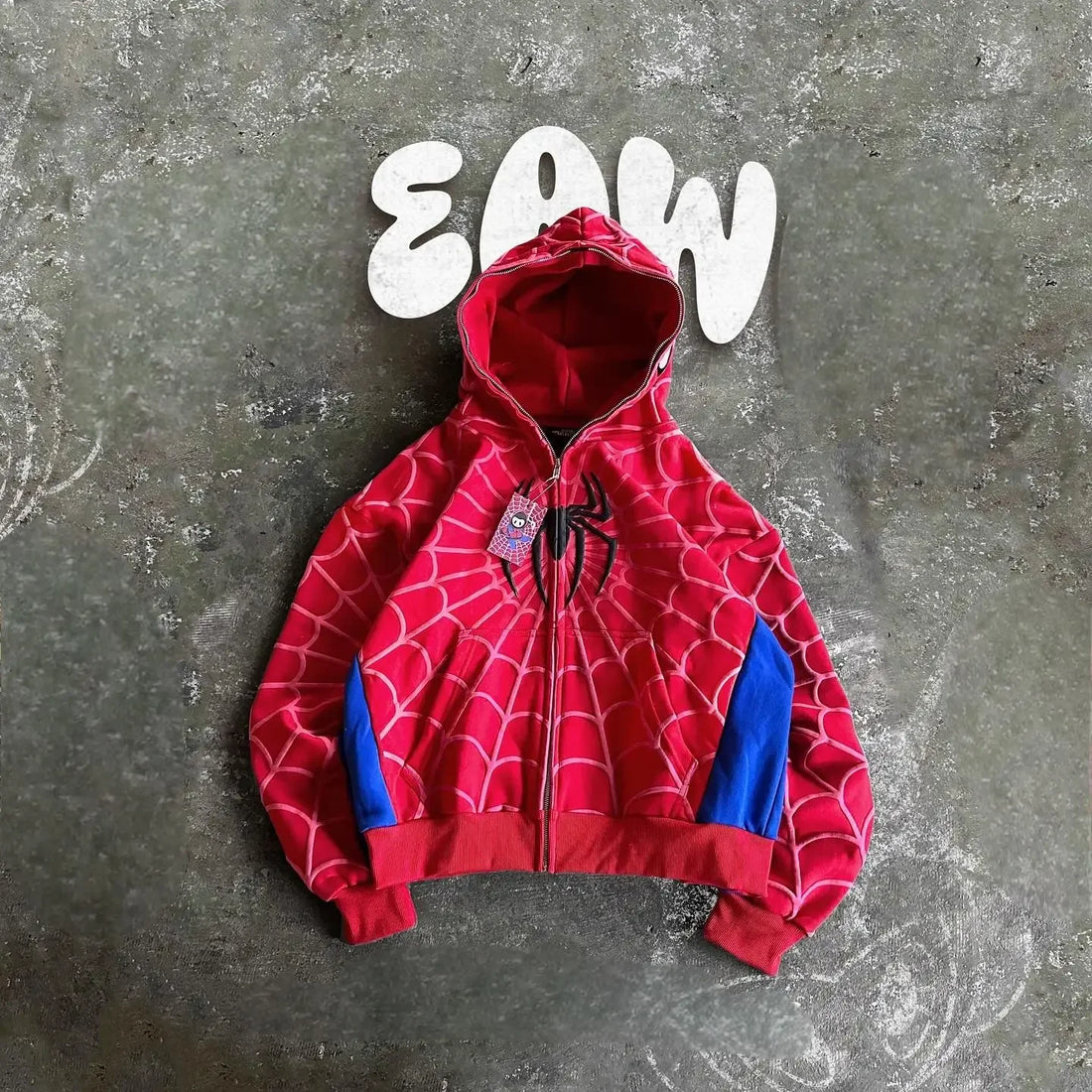 Sweat à Capuche Premium Spider-Man Costume Déchiré