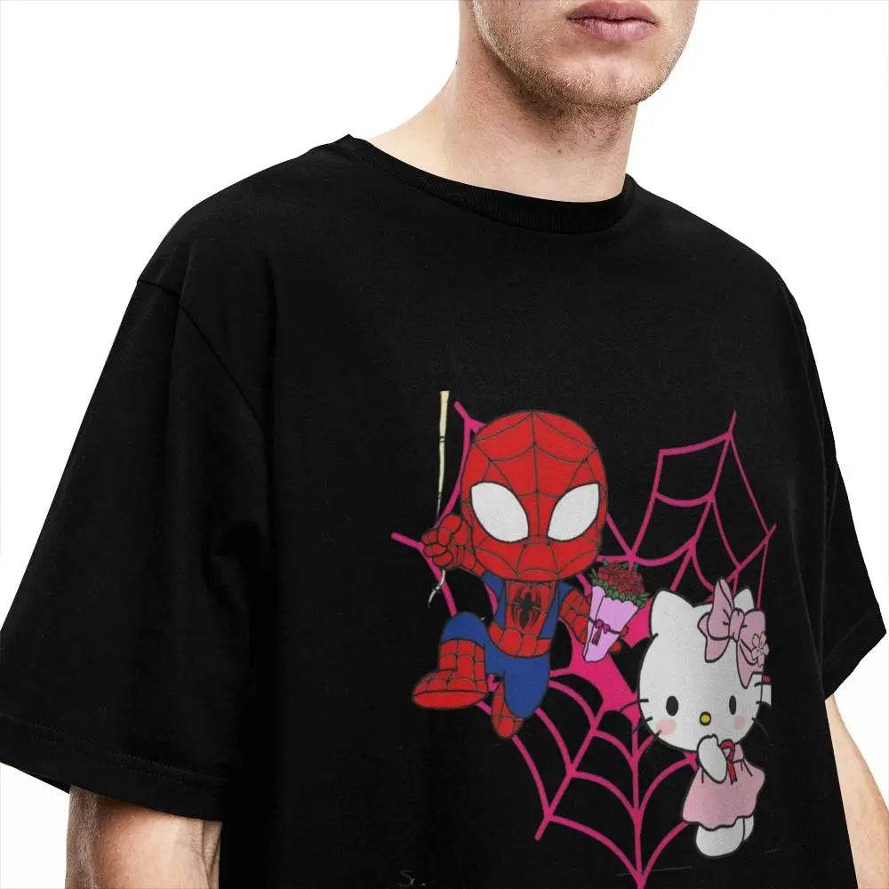 T-Shirt Spider-Man et Hello Kitty