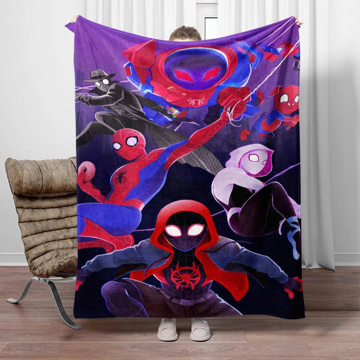 Couverture Plaid Spider-Man Into the Spiderverse