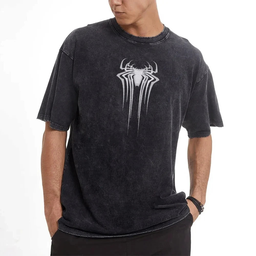 T-Shirt Oversize Spider-Man Noir - Symbiote