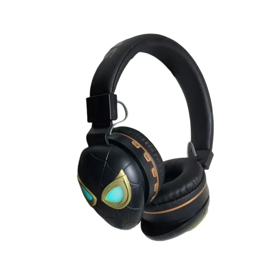 Casque Audio Bluetooth Spider-Man à LED