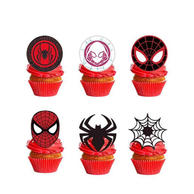 Décoration Anniversaire Spider-Man - Cupcake