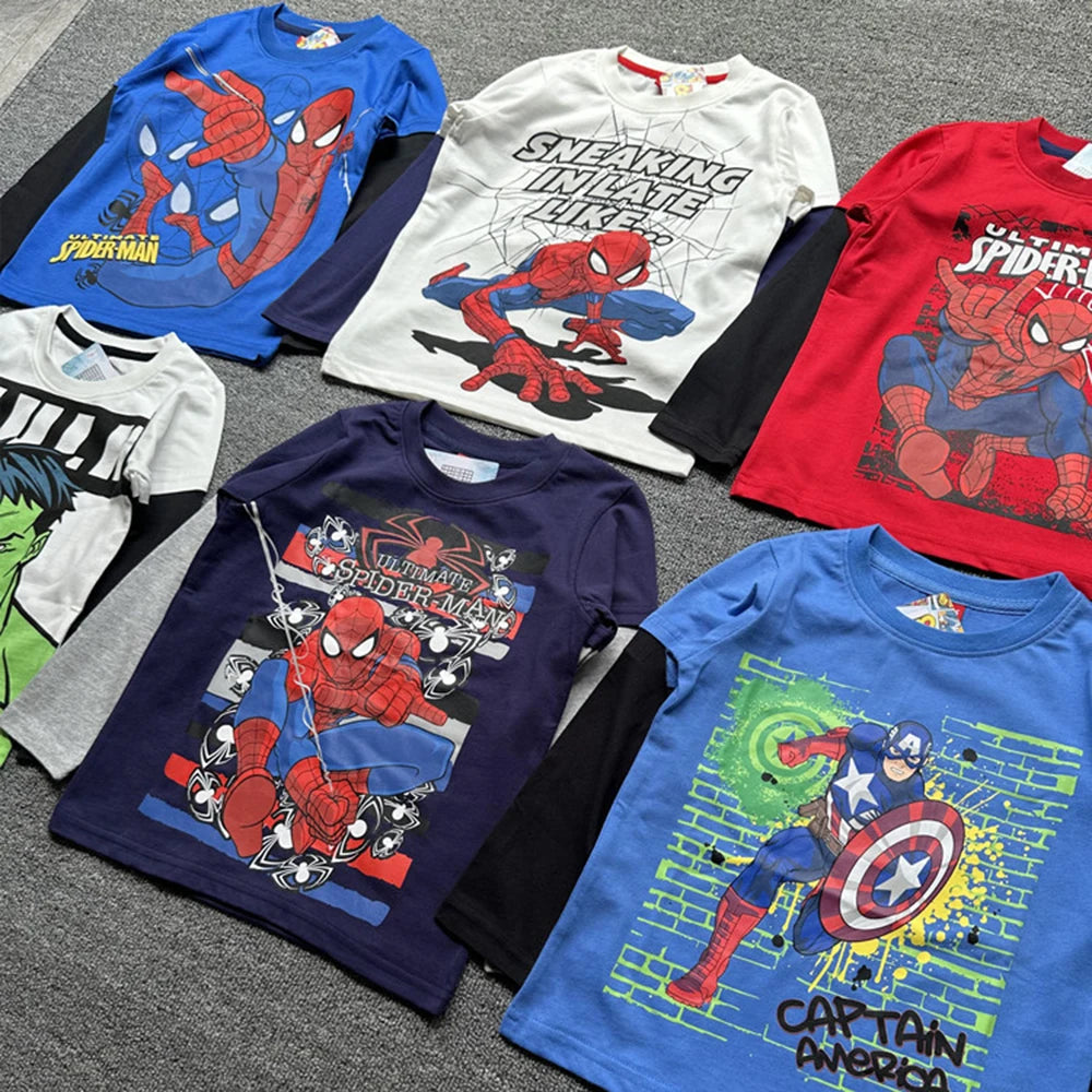 T-Shirt Spider-Man Manche Longue pour Enfant Peter Parker