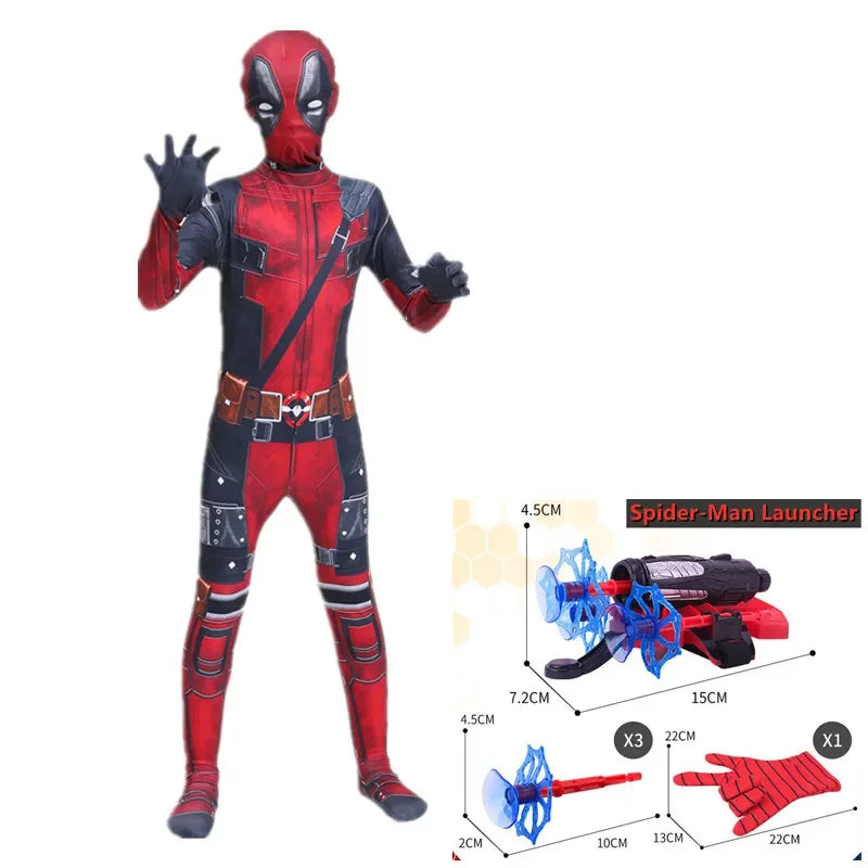 Pack Déguisement Iron Spider-Man Enfant avec Lance Toile