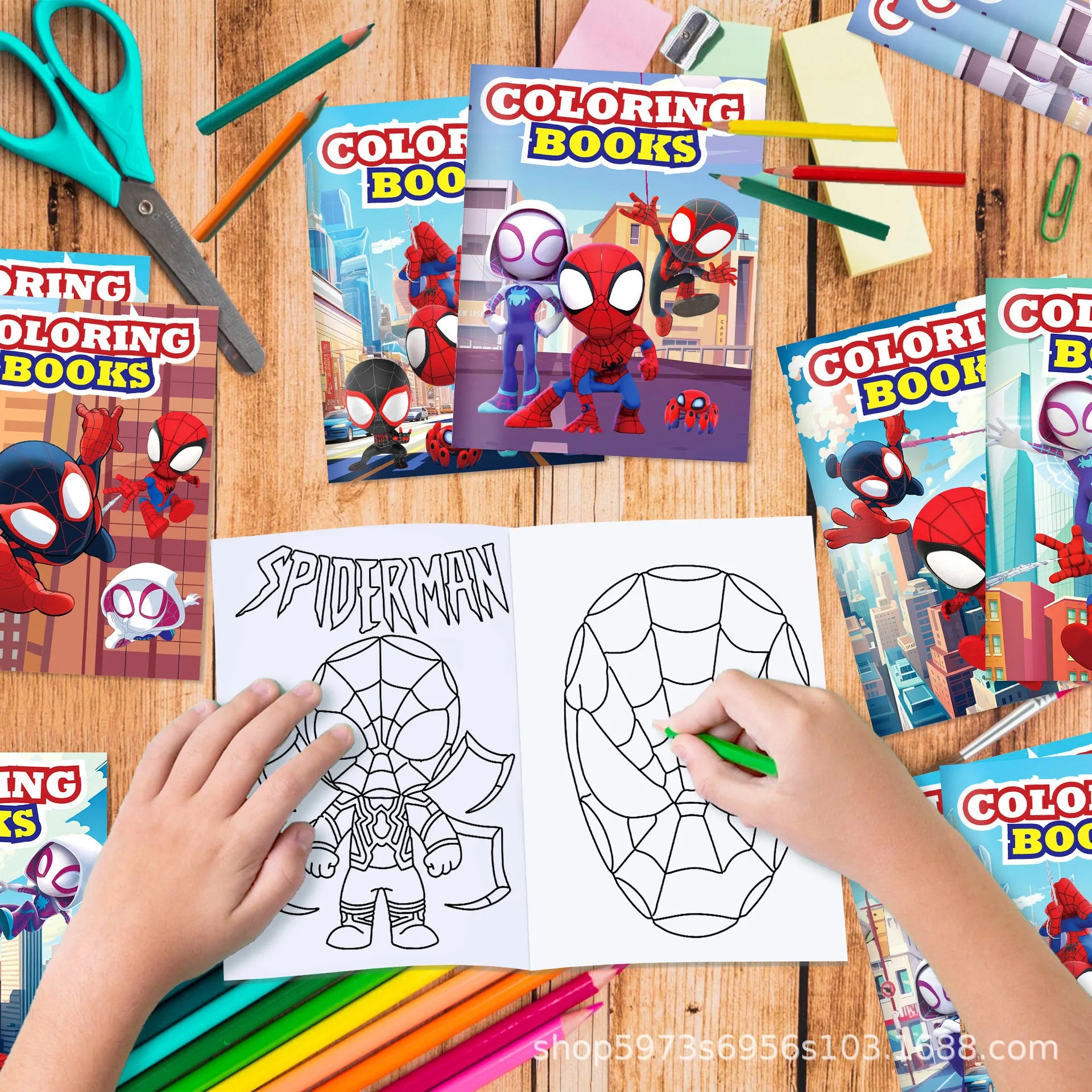 Livre de Dessin et Coloriage Spider-Man