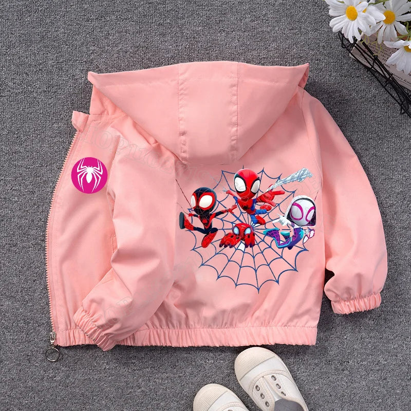 Veste Spider-Man Coupe Vent pour Enfant