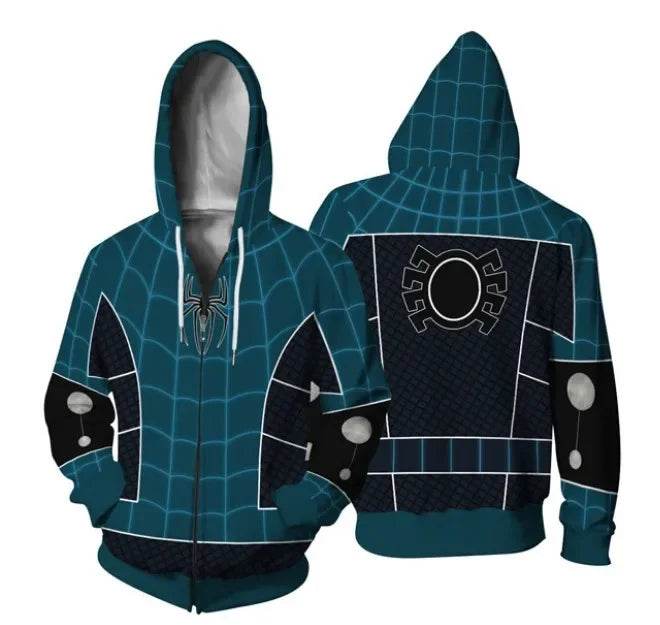 Sweat Zip à Capuche Spider-Man Futuriste